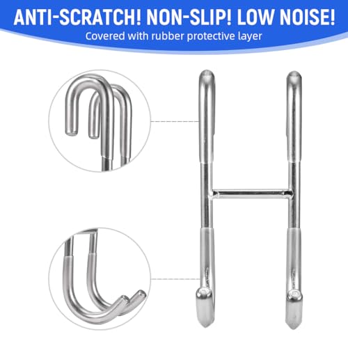 HASTHIP® 2Pcs Door Hooks Over-the-door Hanging Hook Stainless Steel Dual-hook Design Door Hooks Glass Door Hook Carbinet Door Hook Kitchen Bathroom Removable Hanging Hooks HASTHIP® 2Pcs Door Hooks Over-the-door Hanging Hook Stainless Steel Dual-hook Design Door Hooks Glass Door Hook Carbinet Door Hook Kitchen Bathroom Removable Hanging Hooks